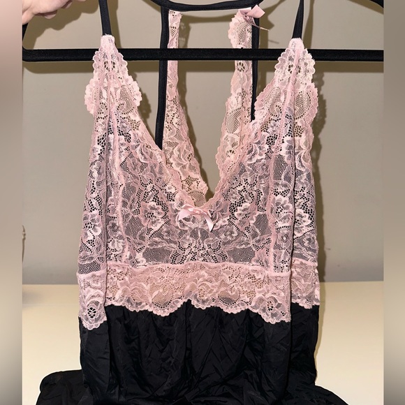 La Vie en Rose Pink Lace Nightie XL - Picture 5 of 6